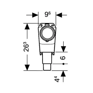 Geberit Hygienespülung Rapid: d=50mm, d1=40mm – Bild 4