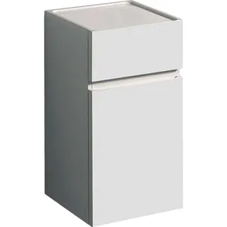 Geberit Renova Plan Seitenschrank m. 1 Tür 1 Schublade, 39x70x36cm, weiß – Bild 2