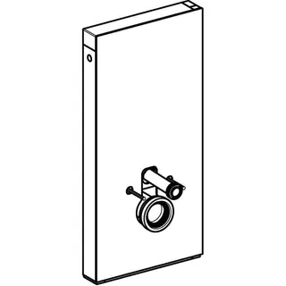 Geberit Monolith Sanitärmodul für Wand-WC 101cm Steinzeug Schieferoptik, Alu. – Bild 3