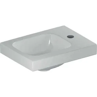 Geberit iCon Light Handwaschbecken 38x28cm m. Hahnloch rechts, ohne Überlauf, weiß – Bild 2