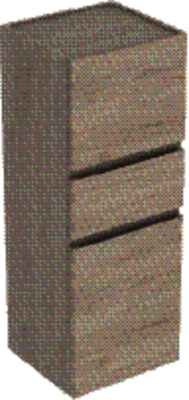 Geberit Renova Plan Mittel-HS mit zwei Türen 1 Schubl., 39x105x36cm, Nussbaum hi hell
