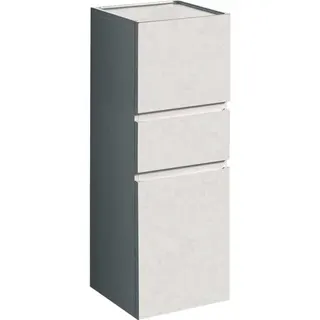 Geberit Renova Plan Mittel-HS mit zwei Türen 1 Schublade, 39x105x36cm, weiß – Bild 2