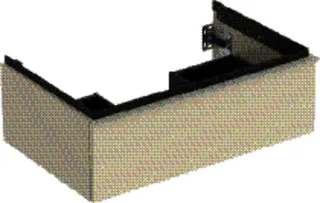 GE iCon Unterschrank für WT, 1 Schubl. 74x24,7x47,6cm, sandgrau
