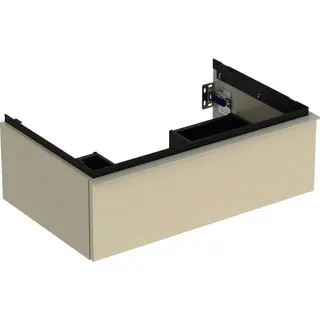 Geberit iCon Unterschrank für Waschtisch, 1 Schubl. 74x24,7x47,6cm, sandgrau – Bild 2