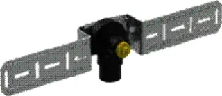 GE Anschlusswinkel 90Gr mit AG für MeplaFix Rg RMF1/2-Rp1/2 L:52mm
