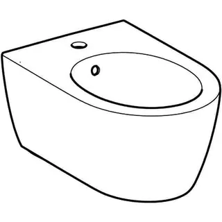 Geberit iCon Wandbidet, T:53cm mit Überlauf, weiß – Bild 5