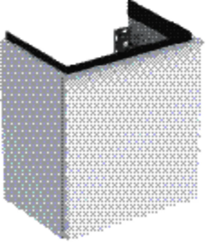 Geberit iCon Unterschrank für HWB, 1 Tür rechts 37x41,5x27,9cm, weiß hgl./Gr. weiß matt