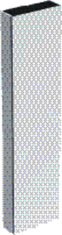 Geberit Hochschrank, 1 Tür u. i.Spiegel 45x180x15cm, weiß hgl.