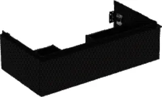 GE iCon Unterschrank für WT, 1 Schubl. 88,8x24,7x47,6cm, lava