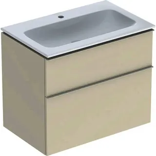 Geberit iCon Set MWT m. US, 2 Schubl. 75x63x48cm, sandgrau – Bild 2