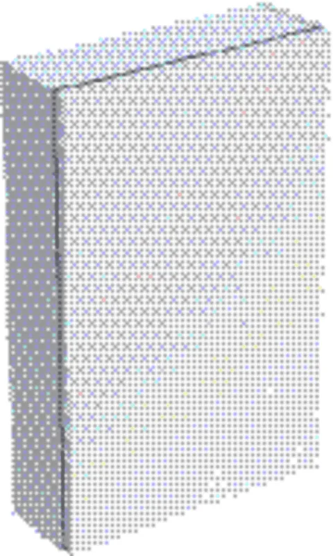 Geberit Hängeschrank rechteckig, 1 Tür 45x70x15cm, weiß hgl.