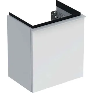 Geberit iCon Unterschrank für HWB, 1 Tür links 37x41,5x27,9cm, weiß hgl./Gr. weiß matt – Bild 2