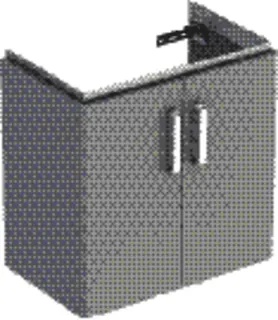 GE Renova Compact US 59,7cm für WT 65cm 2 Türen, 59,7x60,5x39,7cm, hellgrau