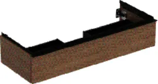 GE iCon Unterschrank für WT, 1 Schubl. 118,4x24,7x47,6cm, Eiche/Gr. Lava