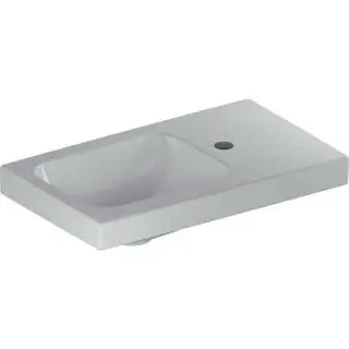 Geberit iCon Light Handwaschbecken 53x31cm Ablg./Hl. rechts, ohne Überlauf, weiß – Bild 2