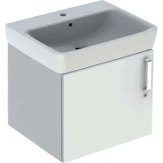 Geberit Bambini Set Waschtisch mit US, 1 Tür abschließbar, 59,5x56,3x48,3cm, weiß – Bild 2