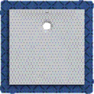 GE Olona Duschwanne 90 x 90 cm quadratisch, mit Dichtvlies, weiß matt