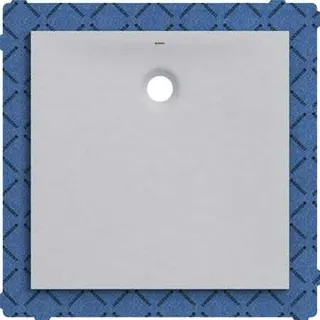 Geberit Olona Duschwanne 90 x 90 cm quadratisch, mit Dichtvlies, weiß matt – Bild 2
