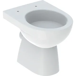 Geberit Renova Stand-WC Tiefspüler, Abg.horiz teilgeschl.Form, T:49cm, weiß – Bild 2