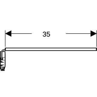 Geberit Lichtleiste für Schublade, L:35cm – Bild 5