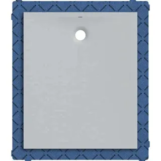 Geberit Olona Duschwanne 120 x 100 cm rechteckig, mit Dichtvlies, weiß matt – Bild 2