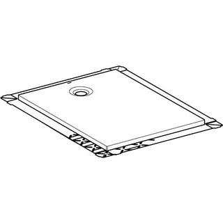 Geberit Olona Duschwanne 120 x 100 cm rechteckig, mit Dichtvlies, weiß matt – Bild 3