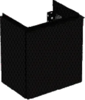 GE iCon Unterschrank für HWB, 1 Tür li 37x41,5x27,9cm, lava