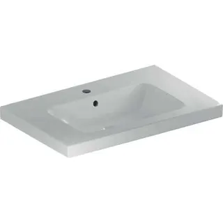 Geberit iCon Light Waschtisch 90x48cm Ablagefläche, mit Hahnloch, mit Überlauf, weiß – Bild 2