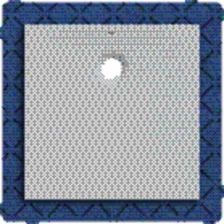 GE Olona Duschwanne 80 x 80 cm quadratisch, mit Dichtvlies, weiß matt