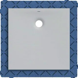 Geberit Olona Duschwanne 80 x 80 cm quadratisch, mit Dichtvlies, weiß matt – Bild 2