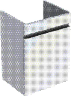GE Renova Plan US für HWB, 1 Tür 43,5x66x34,5cm, weiß