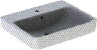 GE Renova Plan Waschtisch, 60x48cm m. Hl., m. Ül., weiß