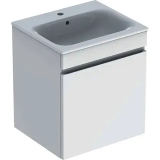 Geberit Renova Plan Set MWT m. US, 1 Schubl. 55x62,2x48cm, weiß hgl./KeraTect – Bild 2