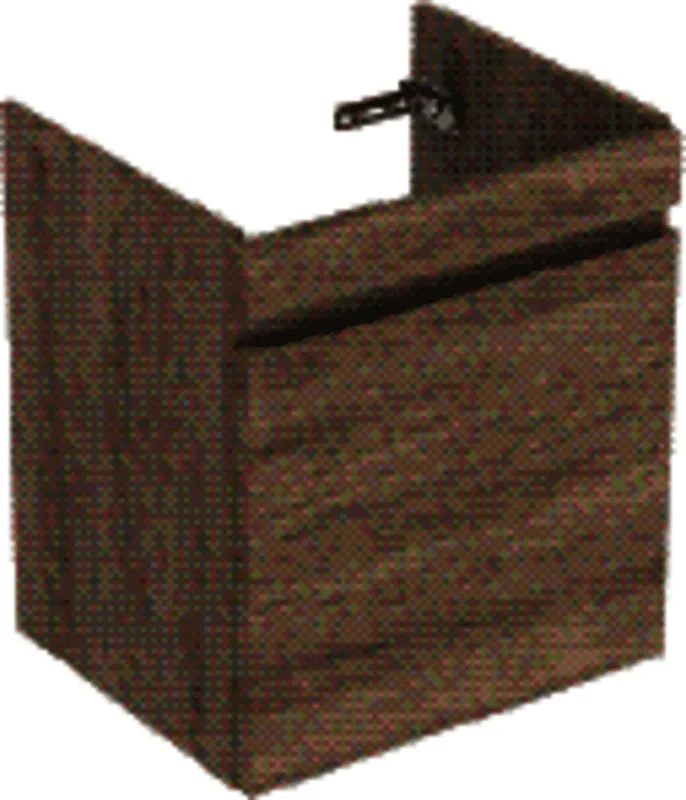Geberit Renova Plan US f. Waschtisch, mit 1 Schublade 58,5x60,6x44,6cm, Nussbaum hickory