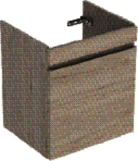 GE Renova Plan US f. WT, mit 1 Schublade 53,6x60,6x44,6cm, Nussbaum hickory hell