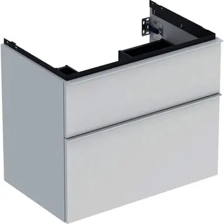 Geberit iCon Unterschrank für Waschtisch, 2 Schubl. 74x61,5x47,6cm, weiß matt – Bild 2