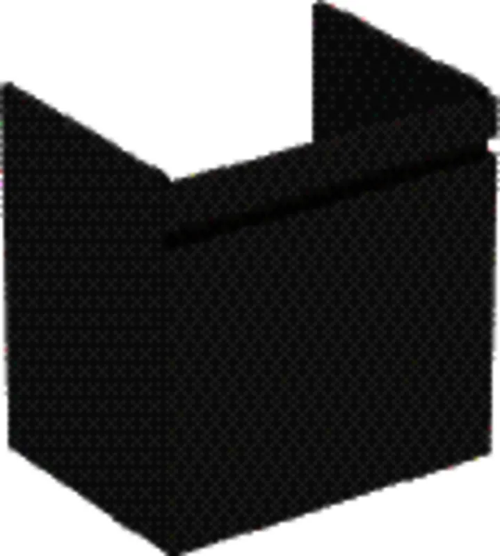 Geberit Renova Plan US f. Waschtisch, mit 1 Schublade u. Innenschubl., 58,5x60,6x44,6cm, lava