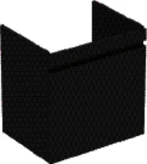 GE Renova Plan US f. WT, mit 1 Schublade u. Innenschubl., 58,5x60,6x44,6cm, lava