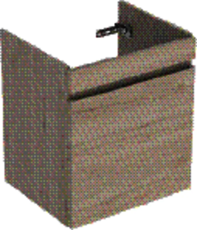Geberit Renova Plan US f. Waschtisch, mit 1 Schublade 58,5x60,6x44,6cm, Nussbaum hickory hell