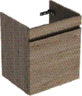 GE Renova Plan US f. WT, mit 1 Schublade 58,5x60,6x44,6cm, Nussbaum hickory hell
