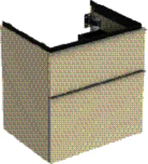 GE iCon Unterschrank für WT, 2 Schubl. 59,2x61,5x47,6cm, sandgrau