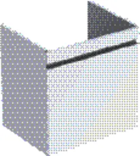 GE Renova Plan US f. WT, mit 1 Schublade u. Innenschubl., 58,5x60,6x44,6cm, weiß