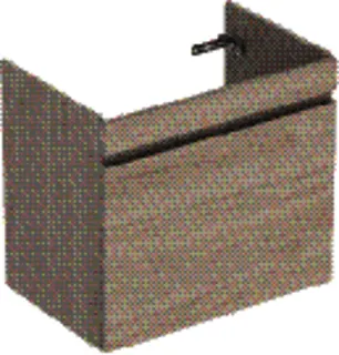 GE Renova Plan US f. WT, mit 1 Schublade 63,4x60,6x44,6cm, Nussbaum hickory hell
