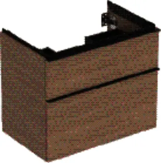 GE iCon Unterschrank für WT, 2 Schubl. 74x61,5x47,6cm, Eiche/Gr. Lava