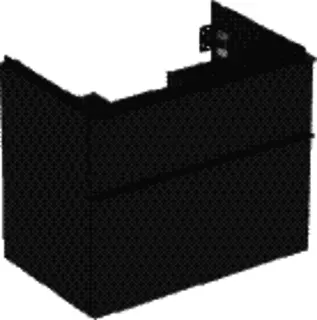GE iCon Unterschrank für WT, 2 Schubl. 74x61,5x47,6cm, lava