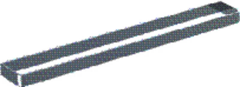 Geberit Handtuchhalter für Badmöbel 42,4x1,9x4,9cm, hochglanz verchromt
