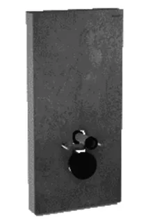 Geberit Monolith Sanitärmodul für Wand-WC 101cm,Steinzeug Betonoptik, Aluminium