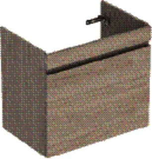 GE Renova Plan US f. WT, mit 1 Schublade 68,2x60,6x44,6cm, Nussbaum hickory hell