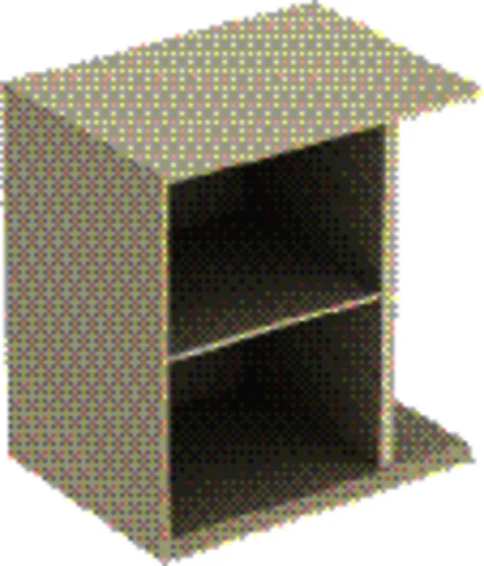 Geberit iCon Seitenelement wandhängend 37x40x27,3cm, sandgrau