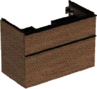 GE iCon Unterschrank für WT, 2 Schubl. 88,8x61,5x47,6cm, Eiche/Gr. Lava